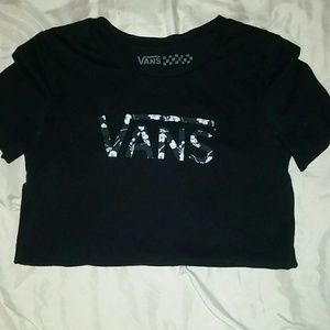 vans floral T-shirt